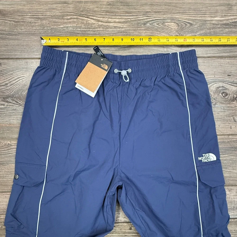 The North Face Mens LARGE 2000s Boreas‎ Hike Pant Lunar Blue Cargo WindWall NEW